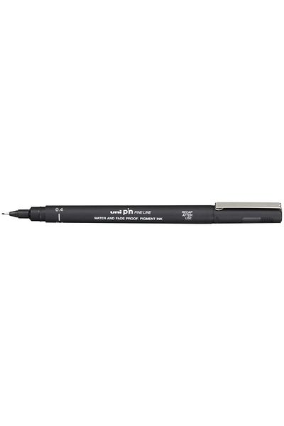 UNİ-BALL UNIBALL PIN (0.4 ) FINE LINE ACRYLIC NIB PEN BLACK (3 Pieces)