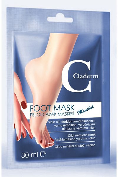 Claderm 30ml Menthol Peloid Foot Mask