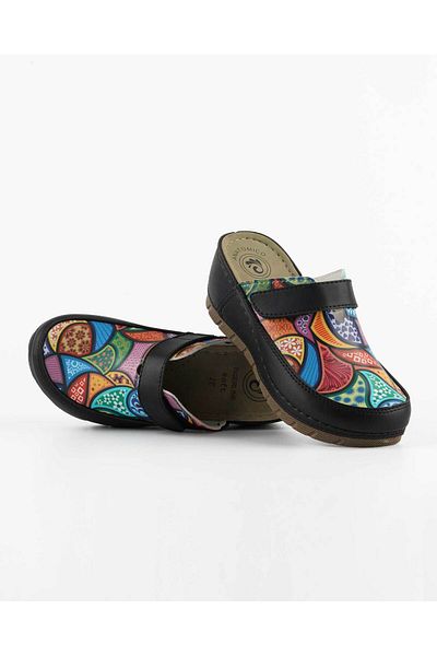 Tigerline High Heeled Printed Women's Slippers Sabo