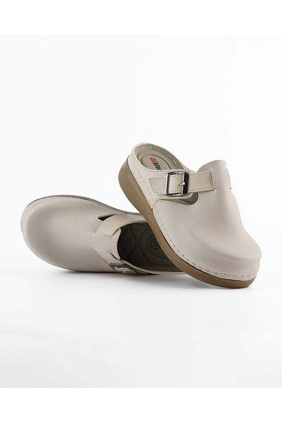 DR KLOMPA Γυναικείες Παντόφλες MS873 Μπεζ Fanetta Orthopedic Sabo Slippers