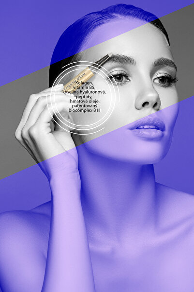 Bioxcin Sérum na obočí a řasy s kolagenem a kyselinou hyaluronovou 3 ml