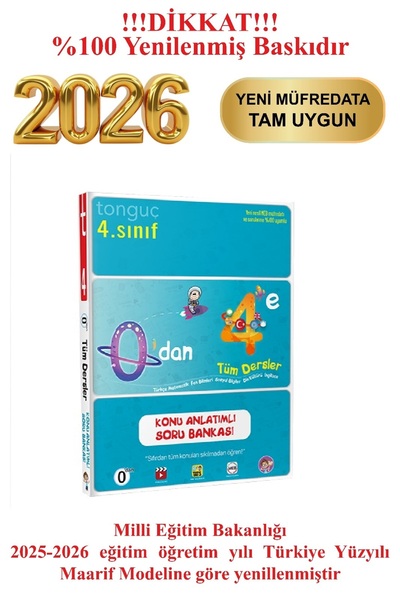 Tonguç Yayınları 0 Dan 4 E Konu Anlatımlı Soru Bankası Demi