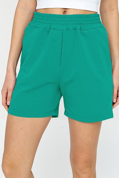 bilcee Quicktime fresh talie înaltă din bumbac elastic buzunar sport mini pantaloni scurți 7006
