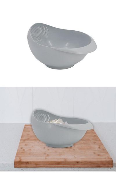 Saban Brass Strainer Light Gray