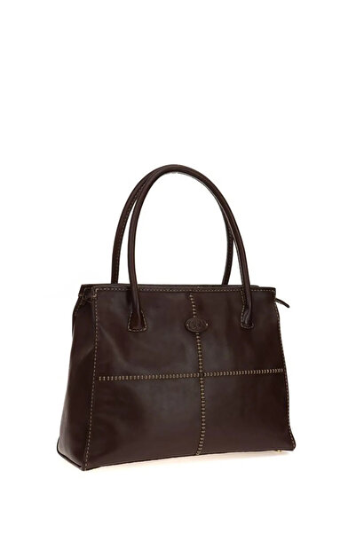 GÖN Kadın Yomra Deri Çanta NAKIŞ İŞLEMELİ