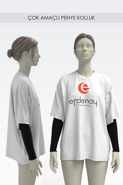 Erdenay Tekstil 1 ζευγάρι χτενισμένα βαμβακερά μανίκια προσευχής
