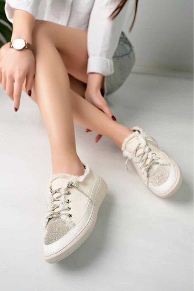 FHM AYDOGDU Alaçati Tasseled Stone Lace Sports Shoes