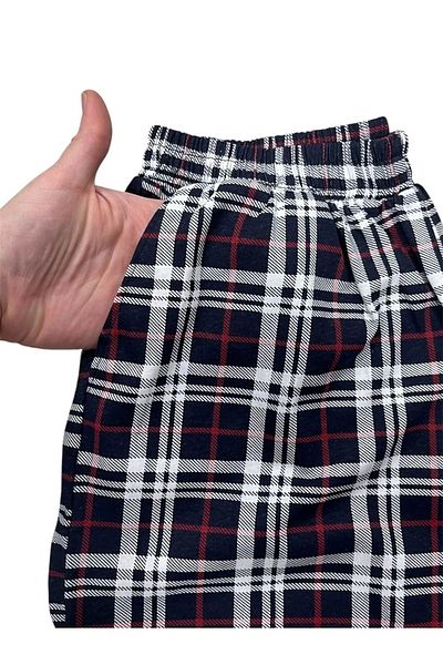 Erdenay Tekstil Unisex χτενισμένο βαμβακερό πάτο πιτζάμα - με τσέπες και λάστιχο στη μέση