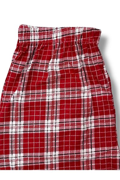 Erdenay Tekstil Patterned Combed Cotton Women's Pajama Bottoms