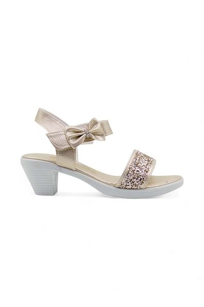Shoes Varkan Heel Girl Sandals Gold