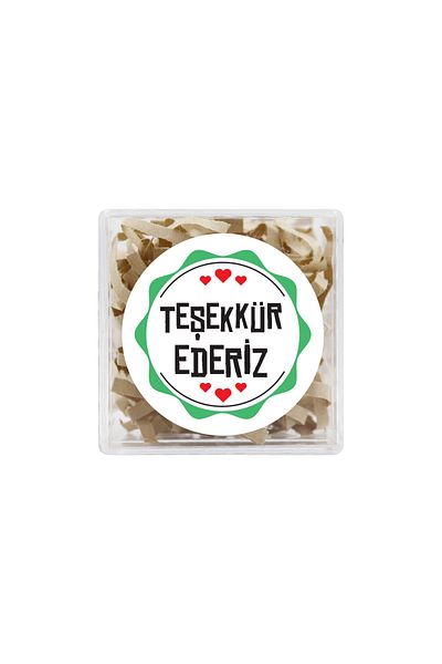 reprodesign Thank You Printed 4 Cm Round Sticker 24 Pieces