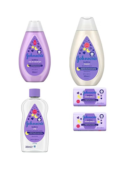 Johnson's Saç Ve Vücut 500 Ml+ Bedt Yağ 300+ Bedt Losyon 300+ Bedt Sabun 2 Ad