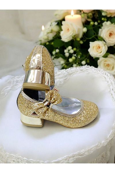 PATİK BEBE Girl's Mini Square Heeled Candy Shoes No Range 24-32