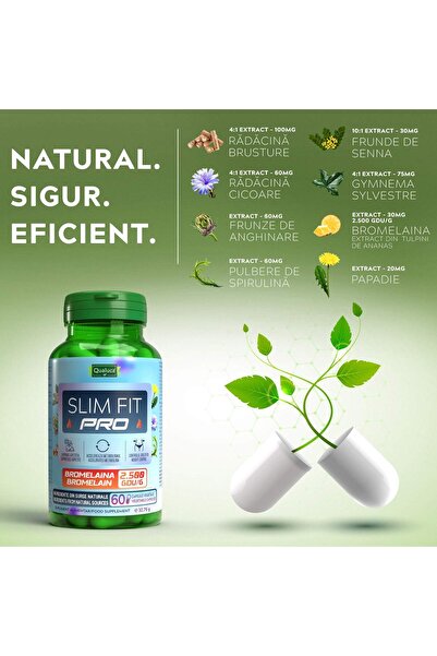 Qualuca Complex De Slabit – Slim Fit Pro (180 CAPS.) Slim Siluet Forte (6 CUTII) | 90 Zile