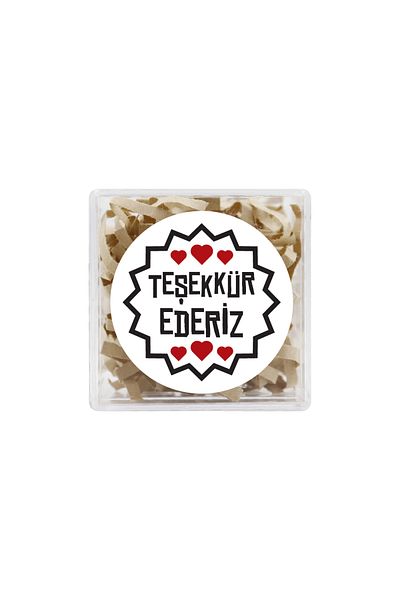 reprodesign Thank You Printed 4 Cm Round Sticker 24 Pieces
