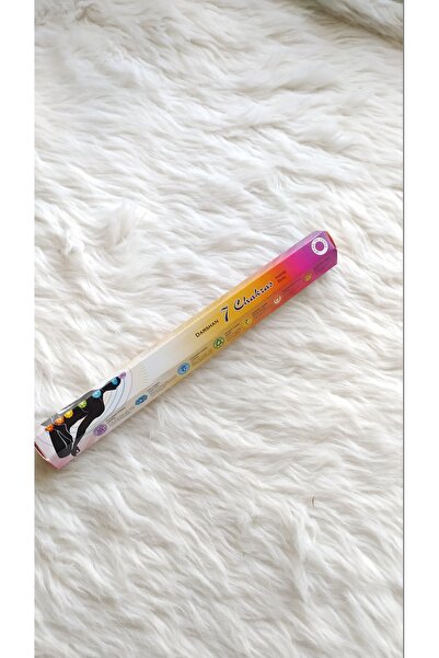Darshan Incense 20 Adet 7 Çakra 7 Chakras Çubuk Tütsü Darshan