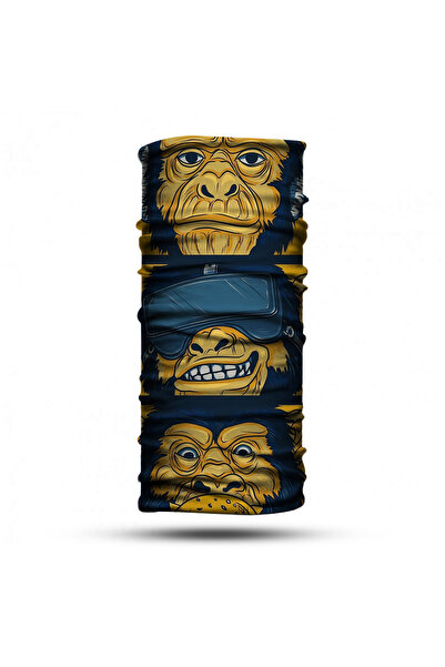 Bu Da Kaçar Mı طوق للرقبة على شكل قناع دراجة نارية - للجنسين، قابل للتنفس، مق...