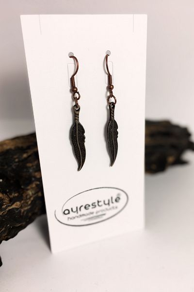 ayrestyle Eagle Feather Earrings - Antique Bohemian Eagle Feather Dangle Earrings