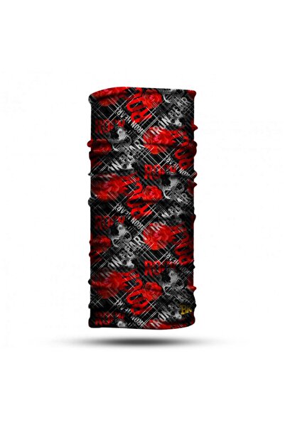 Bu Da Kaçar Mı طوق للرقبة على شكل قناع دراجة نارية - للجنسين، قابل للتنفس، مق...