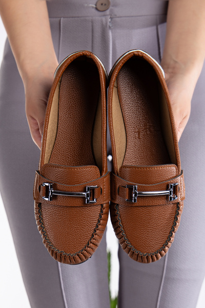 Slipcat Дамски балерини Леки удобни подметки, ортопедични кожени обувки за майка