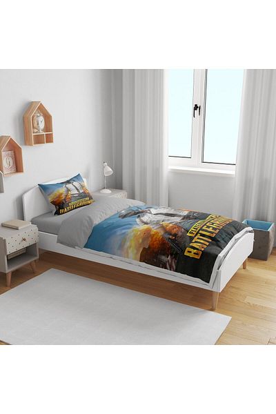 Erays Home Pubg 3d Μονό Σετ Παπλωματοθήκη για Παιδικό Δωμάτιο χωρίς σεντόνια