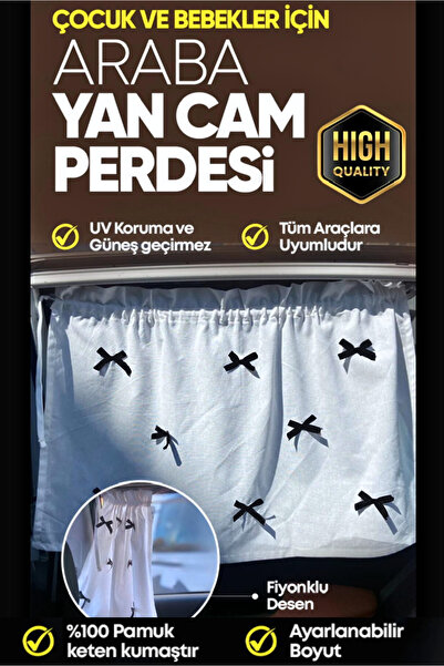 cherila Tüm Araçlara Uygun Araba Güneşlik Yan Cam Emzirme Perdesi Bebekler Iç...