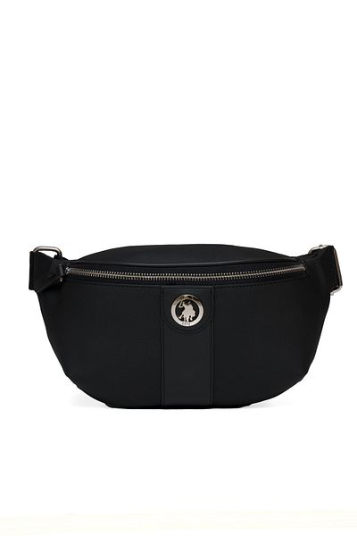 U.S. Polo Assn. New Black Women's Waist Bag Us3071