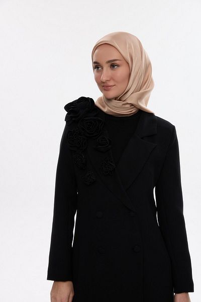 MİRSOY SCARF Janjan Icon Βραδινό Φόρεμα - Χρυσό Φουλάρι