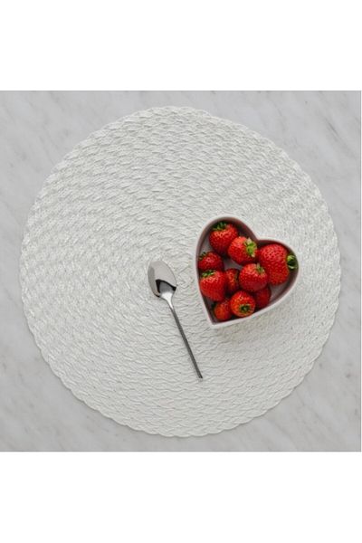 HomeVibes Coadă de Napron Albă