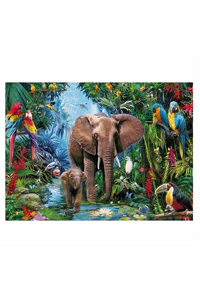 RAVENSBURGER 150 Piece Puzzle Elephants Rpk129010