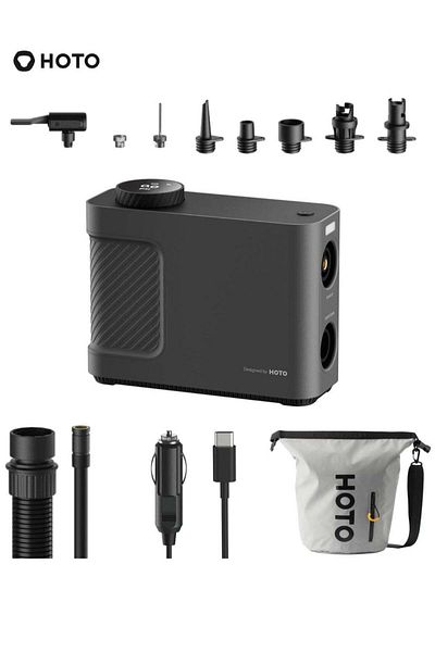 hoto Heavy-Duty Dual-Core Smart Inflator – HOTO Station for Inflate & Deflate