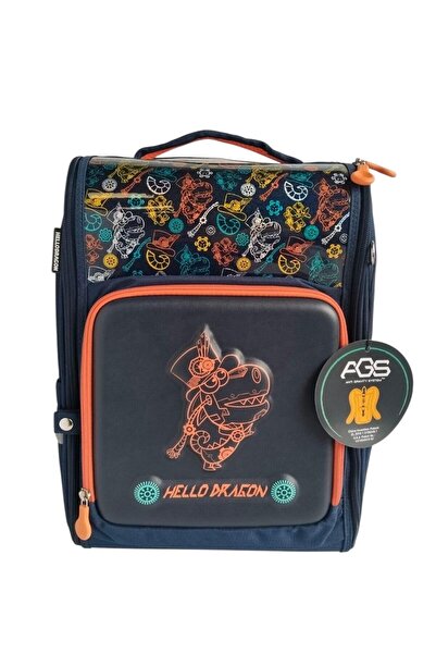 HELLO DRAGON Шкільний рюкзак Модель 7 Blue CN0014