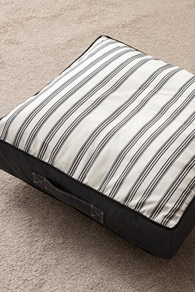 Ottoson Çok Amaçlı Yer Minderi Balkon Piknik Spor ve Dekoratif Kullanım Renkli Kare Puf 60x60