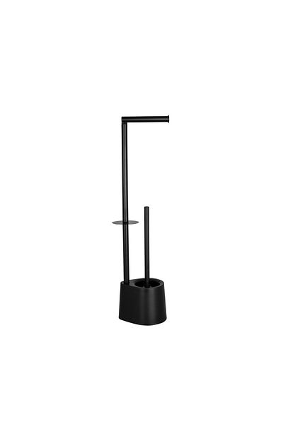 AWDO Bathroom set AWD Black Wall. steel, 65.5x17x12.5 cm
