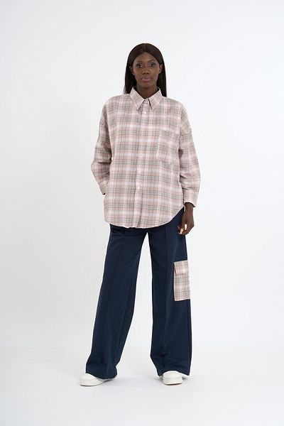 HANIQA Women's Sports Casual Suit with Plaid Detail |   36-42