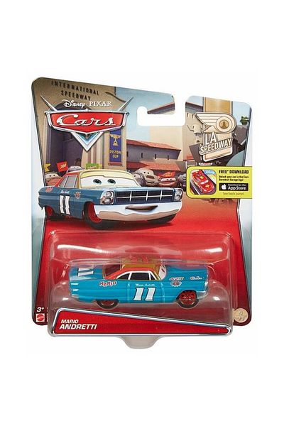 mattel Disney Pixar Cars Mario Andretti Dinoco Toy
