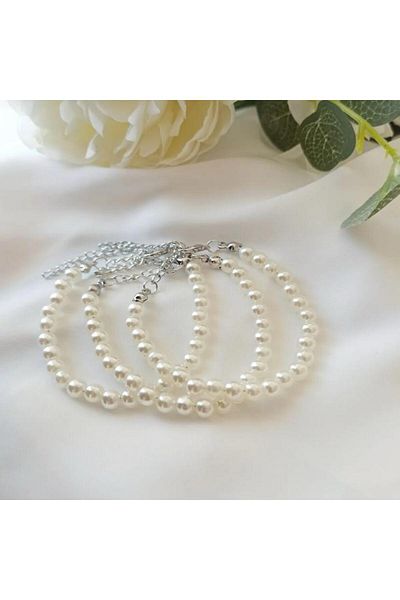 TUHAM AKSESUAR 3 Pieces Pearl Bracelet