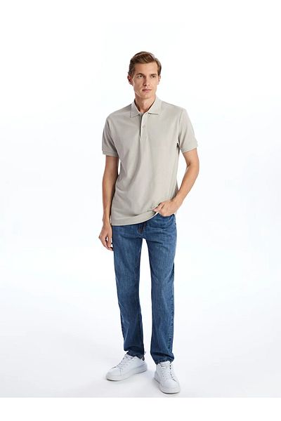 LC Waikiki Ανδρικό μπλουζάκι LCWAIKIKI Classic Polo γιακά με κοντό μανίκι Pique