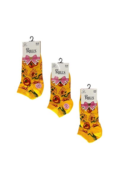 AJX TEKSTİL COMPANY AJX TEXTILE 3 قطع جوارب من الخيزران بدون خياطة