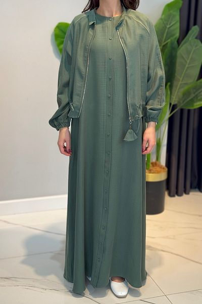 Ceremony Button Short Jacket Dress Suit 5990 Tourmaline Green