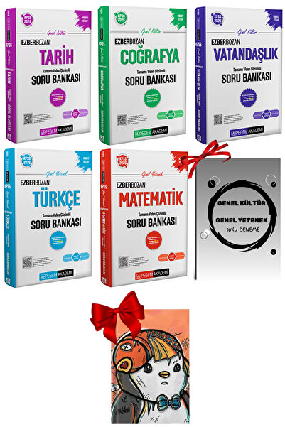 Pegem Akademi Yayıncılık 2026 KPSS Genel Yetenek Genel Kültür Ezberbozan Tüm ...