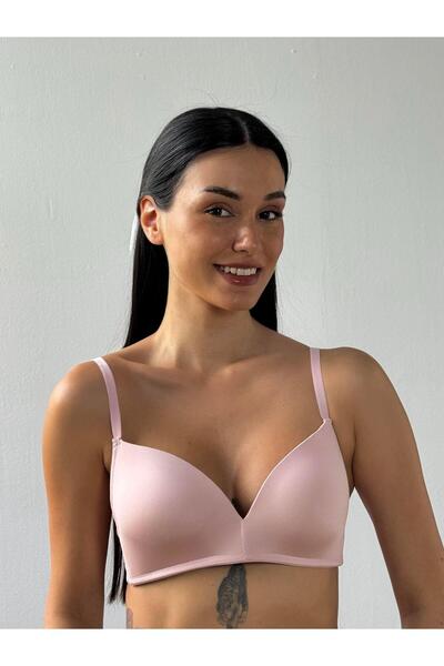 Cansoy Micro Fabric Unpadded Pink Bra Set (707t)