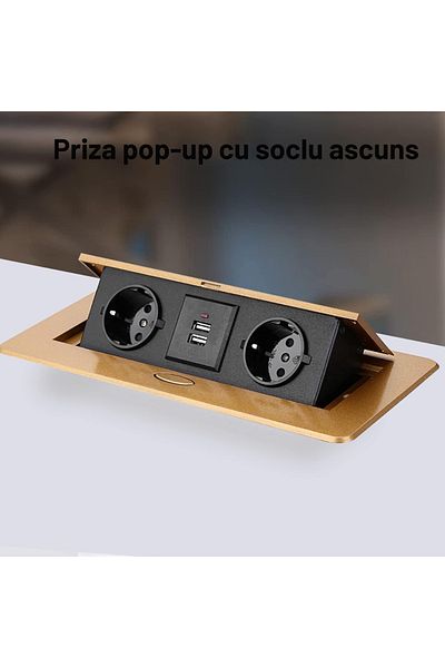 ATOMKIT Priza incorporabila in Blat, ATOMKIT, Maro