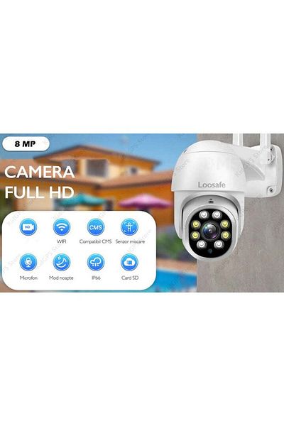 Loosafe 80xp Max 8mp Wifi Surveillance Camera