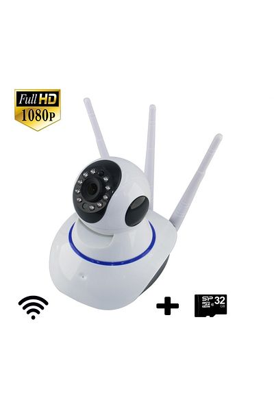 FOXMAG24 Cameră supraveghere YYR100, wireless, PTZ, audio-video, 1080p, IR, 32GB inclus