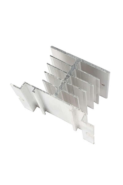 Genel Markalar Ssr Alüminyum Soğutucu Blok Solid State Röleler İçin 10A / 40A Ray Montaj Edilebilir Isı Sıcaklık