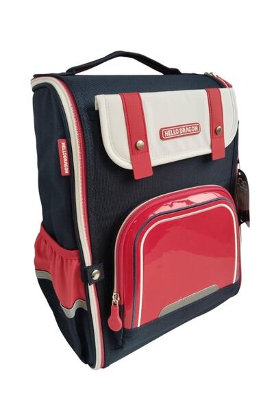 HELLO DRAGON School Bag Model 11 Red Cn0026