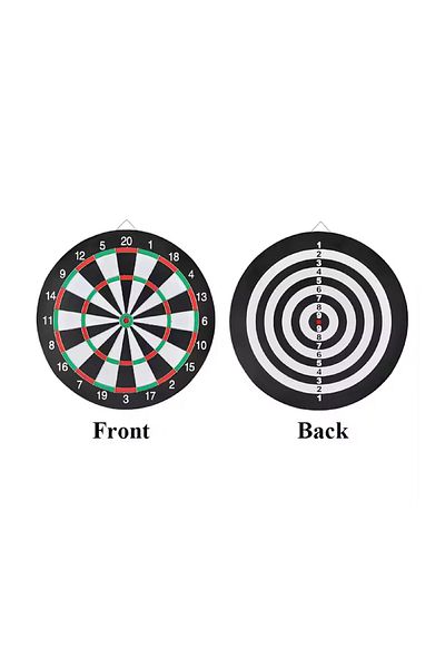 rexa Magnetic Double-Sided Dart Board Game with Safe Flat-Tip Darts for Kids and Adults