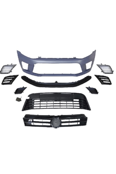 Wisco Volkswagen Polo Wrc 0918 Arası Uyumlu Tampon Seti Ön Sis Farlı BK PWRC S4