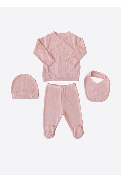 kitikate Organic Nova 4-Piece Hospital Discharge Set Pink